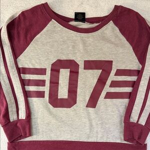 Harry Potter Gryffindor “07” Quidditch Team Seeker Crewneck Varsity Sweatshirt